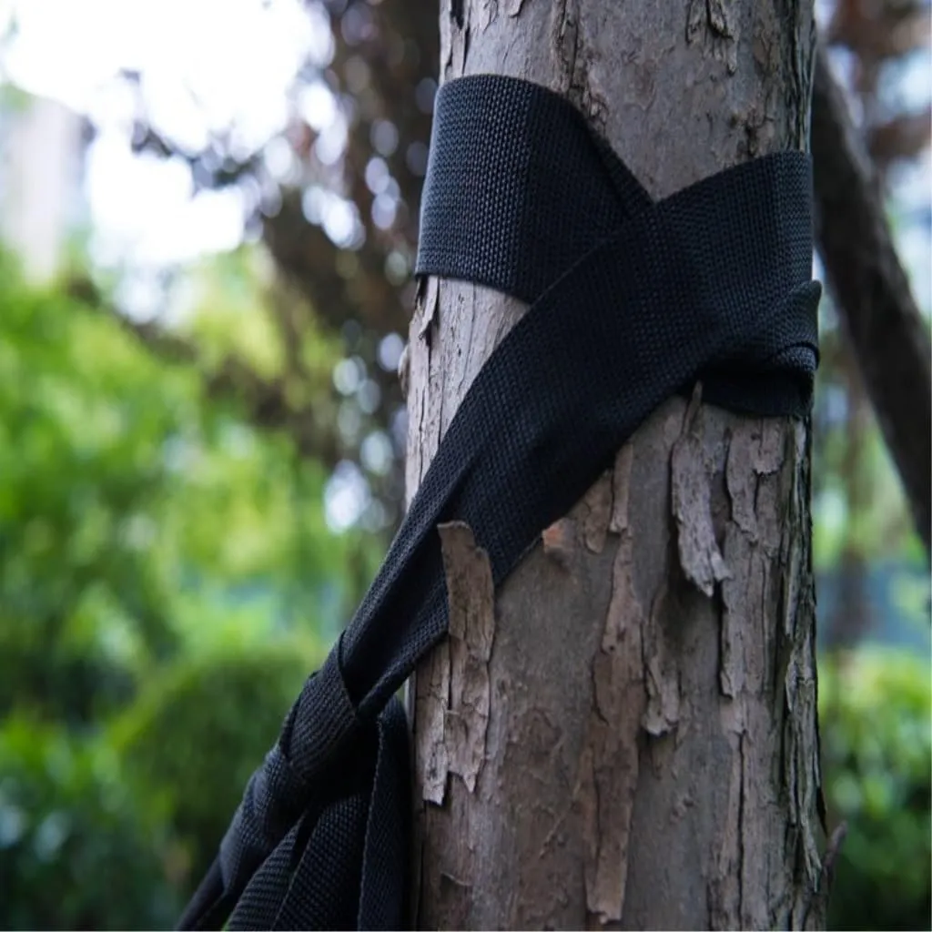 Hamock Mosquito Net Hammock Double Outdoor Anti-Mosquito Parachute Cloth Swing Outdoor Sleeping Hanging Tree Camping Hanmock(Orange)