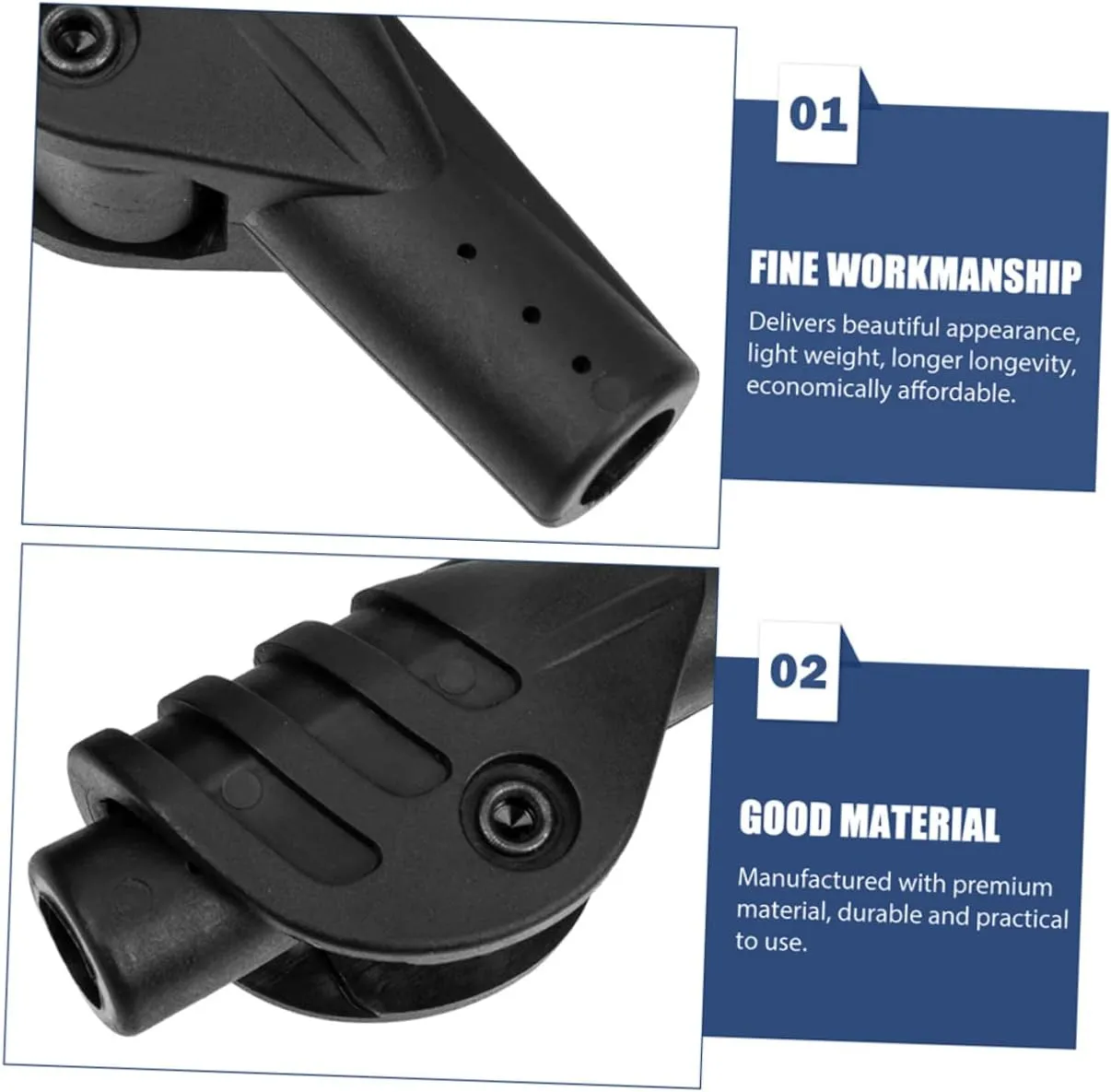 Happyyami 4 Pcs Tent Accessories DIY Joint for Support Rod Tent Repair Connectors Tent Support Connector Tent