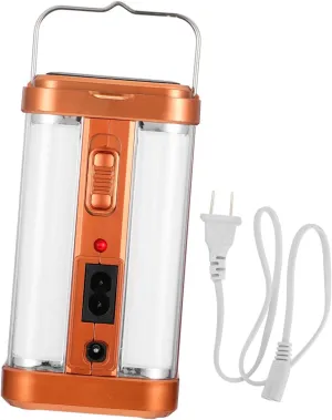 Happyyami 4-Sided Solar Led Camping Light Portable Camping Lantern for Outdoor Handheld Solar Lanterns for Powered
