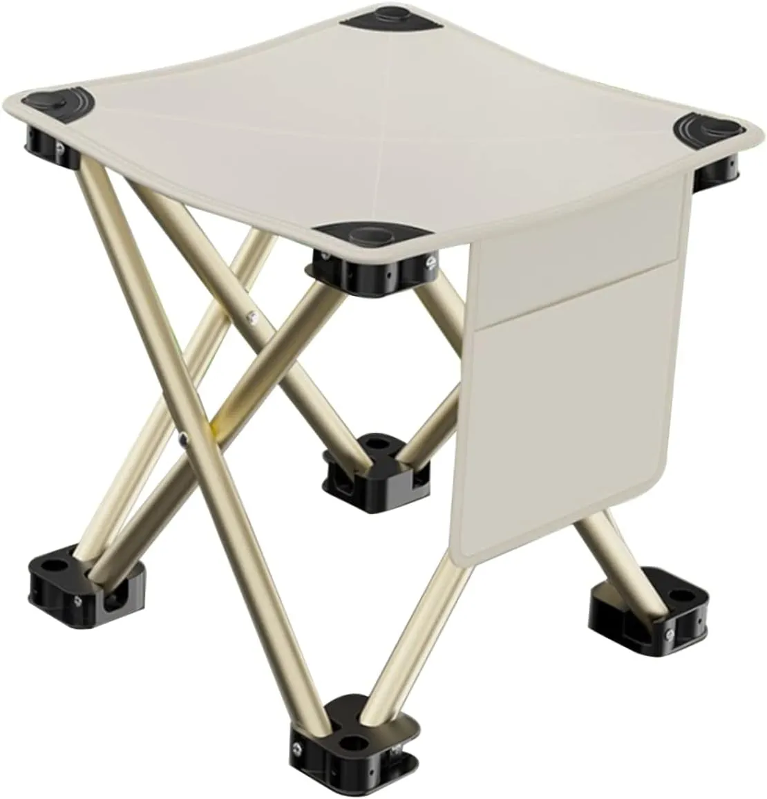 Happyyami Camping Stool Portable Folding Chair Lightweight Small Folding Stool for Camping Hiking Fishing Garden