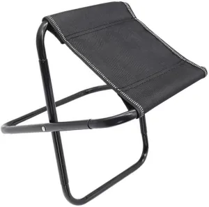 Healifty Foldable Outdoor Stool Camping Chair Portable Small Seat Lightweight Easy to Carry for Hiking Camping
