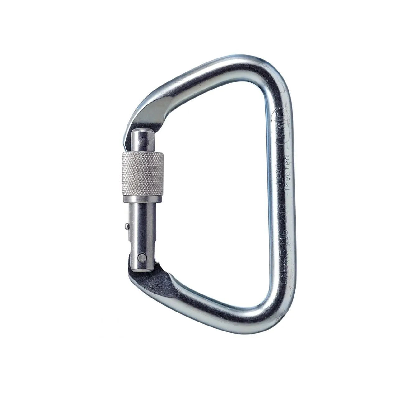 Heat-treated Steel Locking D Carabiner