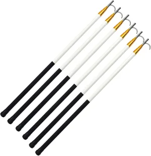Heavy Duty Boat Hooks for Docking Telescopic Floating, Commercial Rust-Resistant Rescue Hook with 4/5/ 6 M Super Light Long Handle, Trailer Truck Cargo Grabber Tool(6pack,6M/19.7FT)