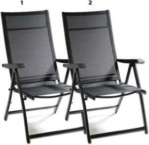 Heavy Duty Durable Adjustable Reclining Folding Chair Outdoor Indoor Garden Pool (2)