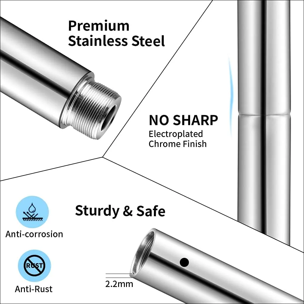 Height Adjustable Permanent Dance Pole with Fixed Plate Enhanced Safety and Stability for Home Dancing