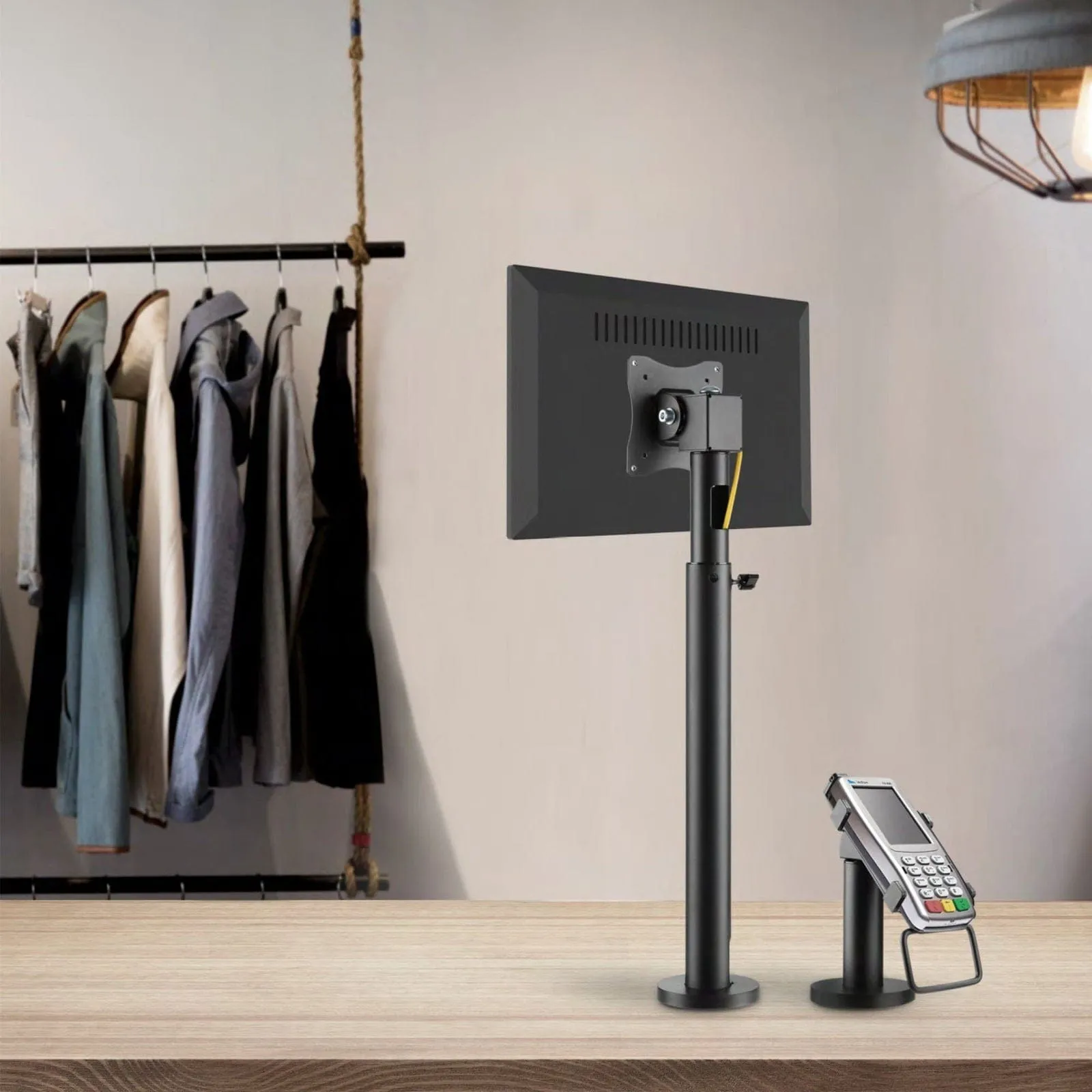 Height Adjustable Point of Sale (POS) Monitor Mount