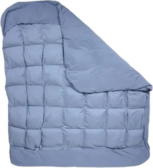 HEST Double Top Sheet - Compatible Double Down Comforter - Cozy Outdoor Ready Camping Sheet - Non-Slip Tucked Corner Flaps & Toggles - 80" x 88"