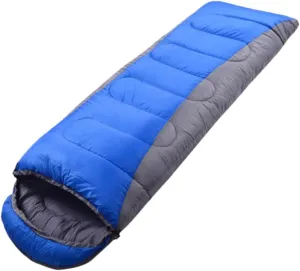 Hiking Sleeping Bag Double Sleeping Bag Hook and Loop Warm Winter Camping Gear for Outdoor Activities