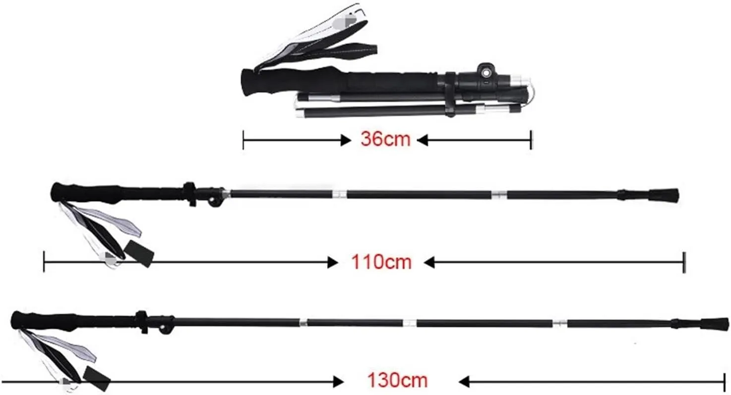 Hiking Trekking Poles Ultralight Telescopic Carbon Fiber Trekking Poles for Hiking Camping Backpacking Hiking Sticks for Trekking