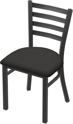 Holland Bar Stool Co. 400 Jackie 18" Chair with Pewter Finish and Canter Iron Seat