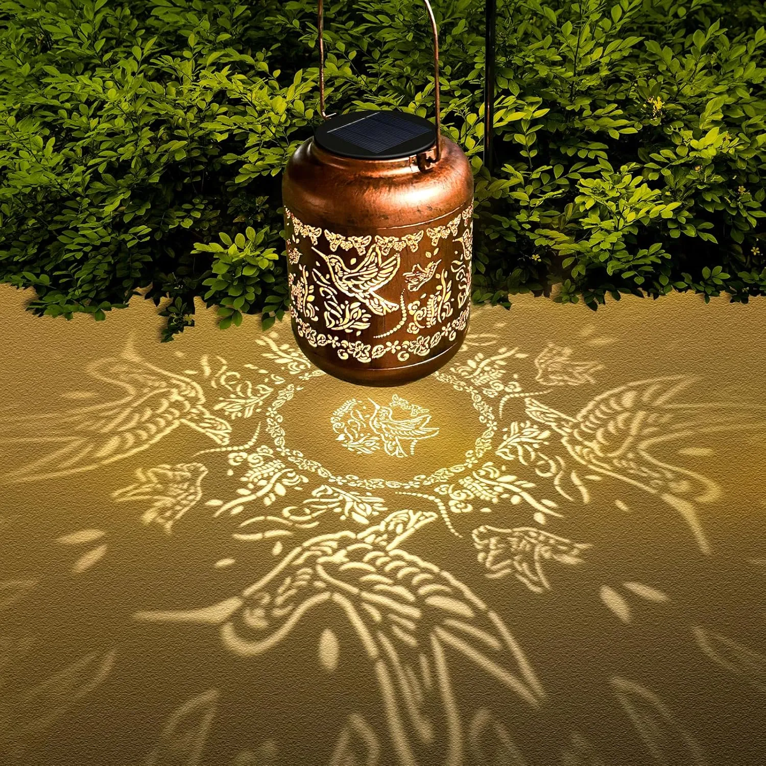 Hummingbird Birthday Retirement Anniversary Gifts for for Women Mom Grandma, Solar Lanterns Lights Outdoor Hanging Waterproof Garden Decor Decoration Outside for Yard, Patio,Pathway Landscape