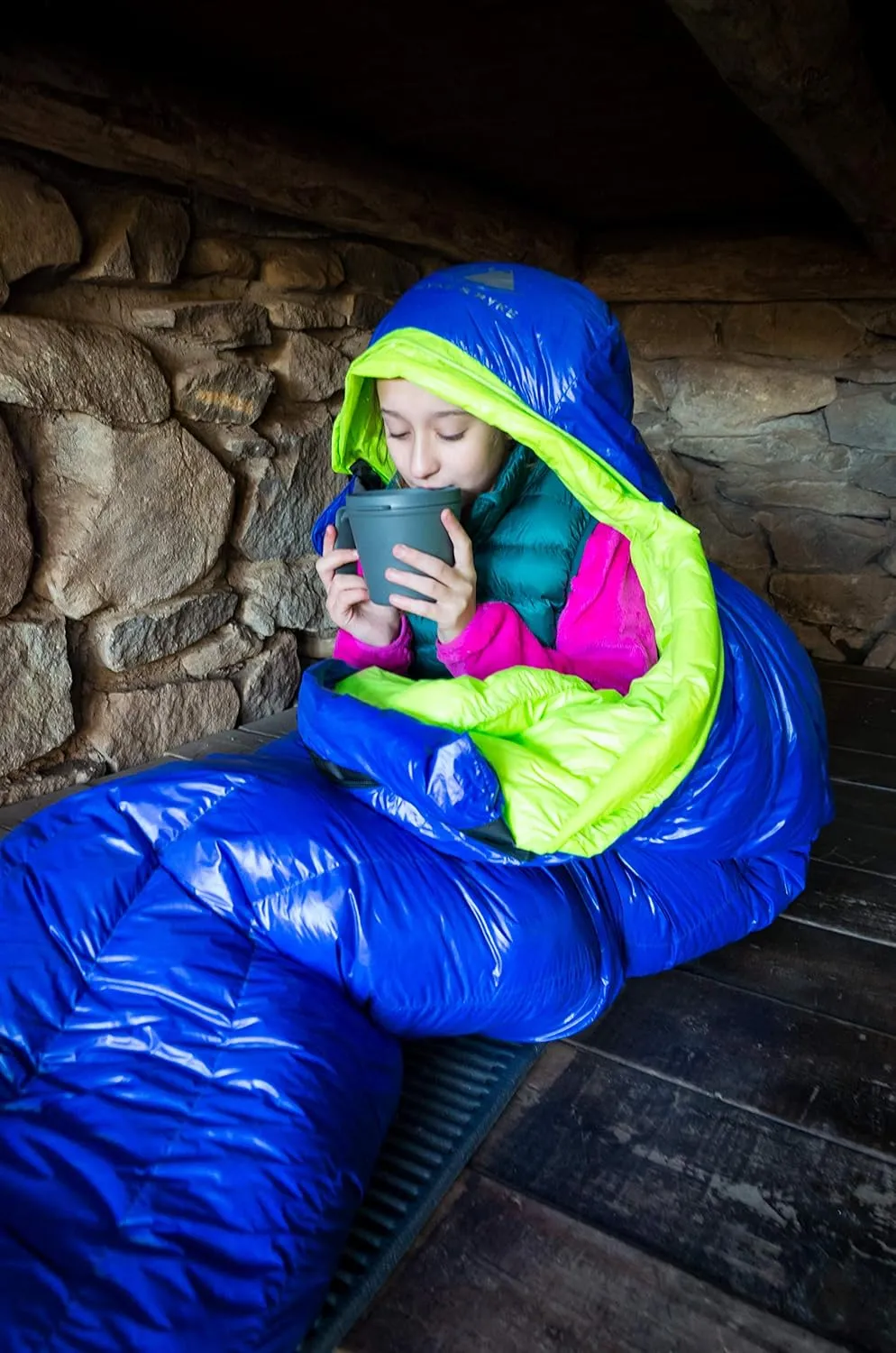 Hyke & Byke Eolus 0°F Cold Weather Mummy Hiking & Backpacking Sleeping Bag - Goose Down 800 FP 4 Season Sleeping Bags for Adults - Ultralight with Compression Stuff Sack