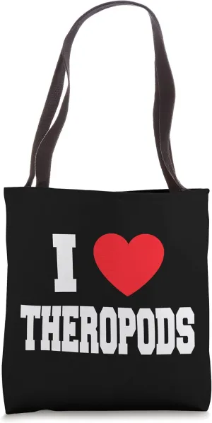 I Love Theropods Tote Bag