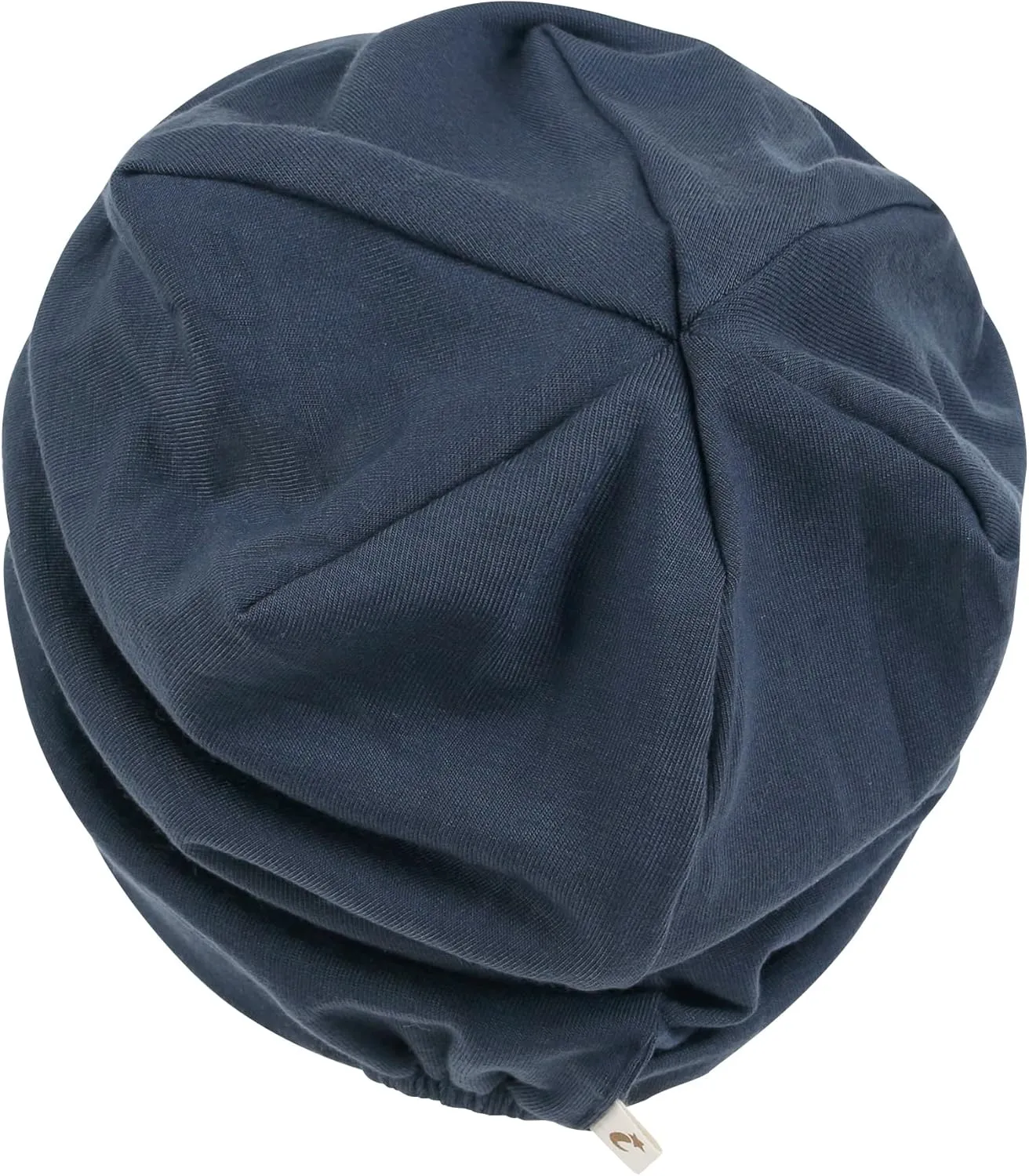 ililily Tencel Lyocell Flower Trim Chemo Hair Loss Beanie Ultra Soft Stretchable Head Cover Sleep Hat