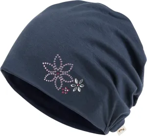 ililily Tencel Lyocell Flower Trim Chemo Hair Loss Beanie Ultra Soft Stretchable Head Cover Sleep Hat