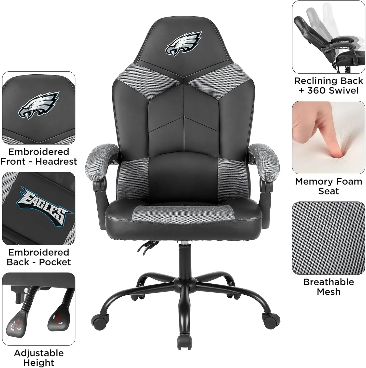Imperial Philadelphia Eagles Oversized Office Chair