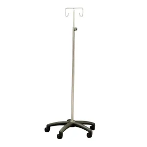 IV Pole with Alloy Base 2 Hooks 1420-2380mm