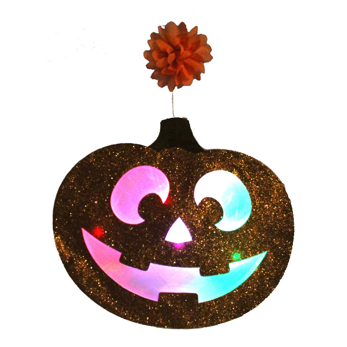 Jack-O-Lantern 3D LED with Diffusing Film Window Décor