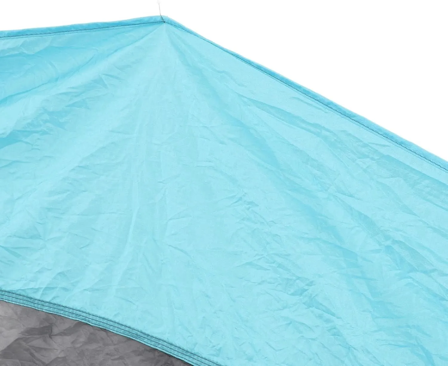JEOZBM Camping Hammock, Double Portable Lightweight Camping Swing, Tree Straps Swing Hammock Bed for Outdoor Backpacking Backyard Hiking(300-sky Blue Dark Grey)