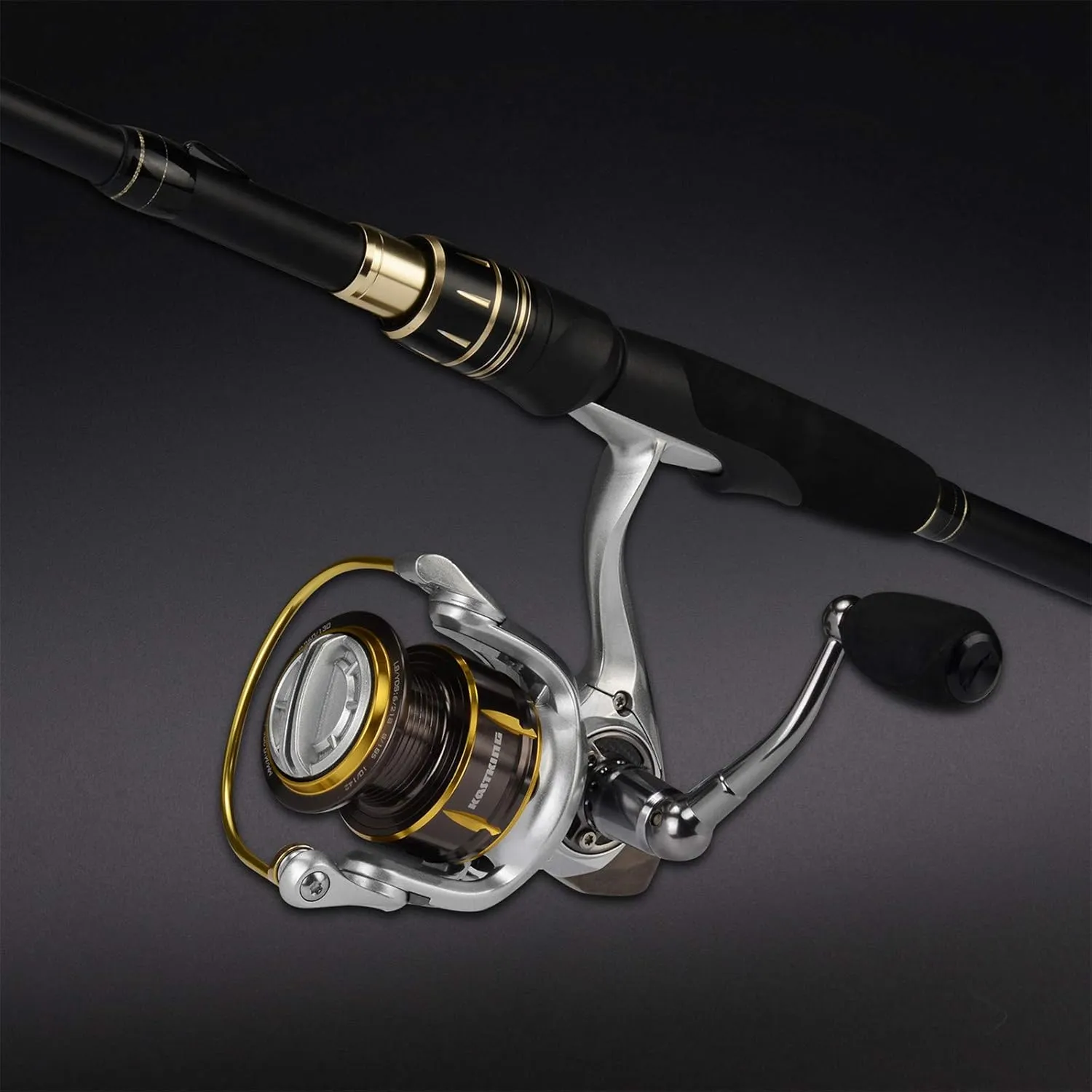KastKing Blackhawk II Telescopic Fishing Rods, Graphite Rod Blanks, Durable Glass Tip, Floating Guides, 1pc Performance, EVA Handle