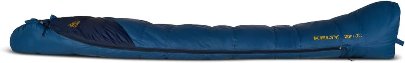 Kelty Cosmic 20 Down Mummy Sleeping Bag for Backpacking, Campers, 550 Fill Power, Recycled Fabrics with PFAS-Free DWR, Designed in Sunny Colorado,