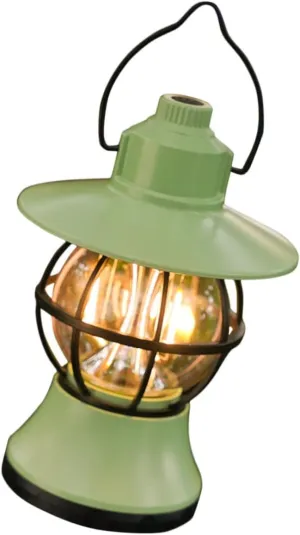 KESYOO Vintage Style Portable Camping Lamp Multipurpose Retro Lantern for Tent Use Handheld LED Light for Outdoor Activities for Camping Emergency Home Power Outages