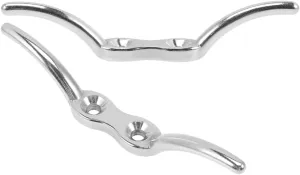 KICHOUSE Flagpole Cleat Flag Pole Holder Mounting Bracket 2pcs Set Marine Grade Weatherproof Easy to Install