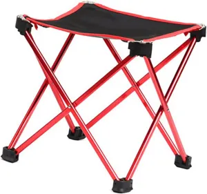 KICHOUSE Portable Folding Stool for Camping Beach Fishing Lightweight Outdoor Stool