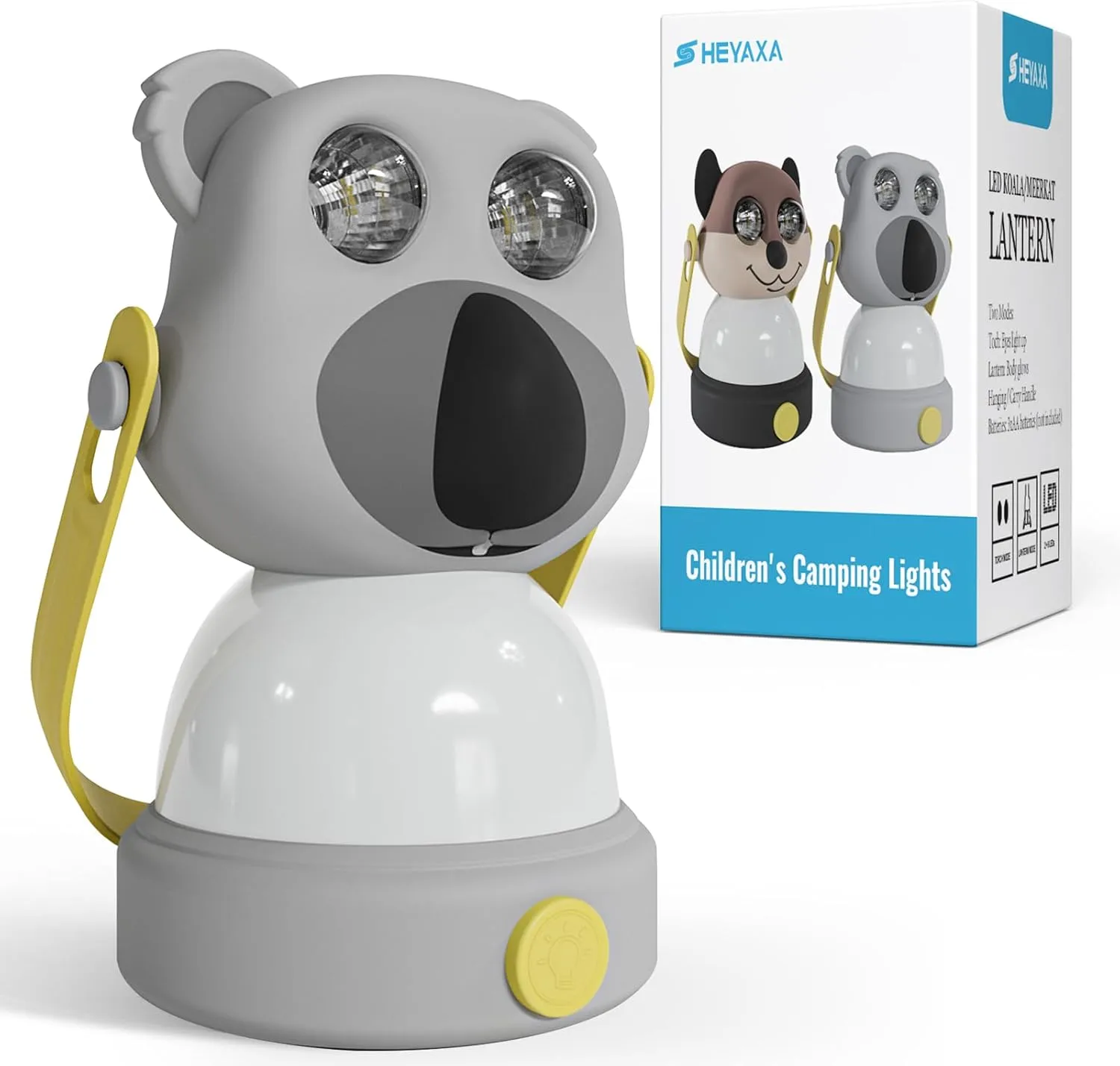 Kids Camping Lanterns, Lantern for Kids, Battery Powered Night Light for Emergency, Hurricane, Lightweight Tent Lamp (Koala)