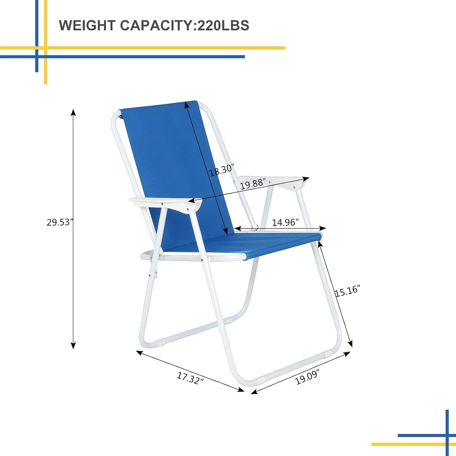 Kids Outdoor Lawn Chairs Concert Beach Folding Chair, Folding Chairs for Outside,Folding Camping Chair for Children