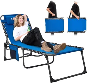 KingCamp Folding Outdoor Chaise Lounge