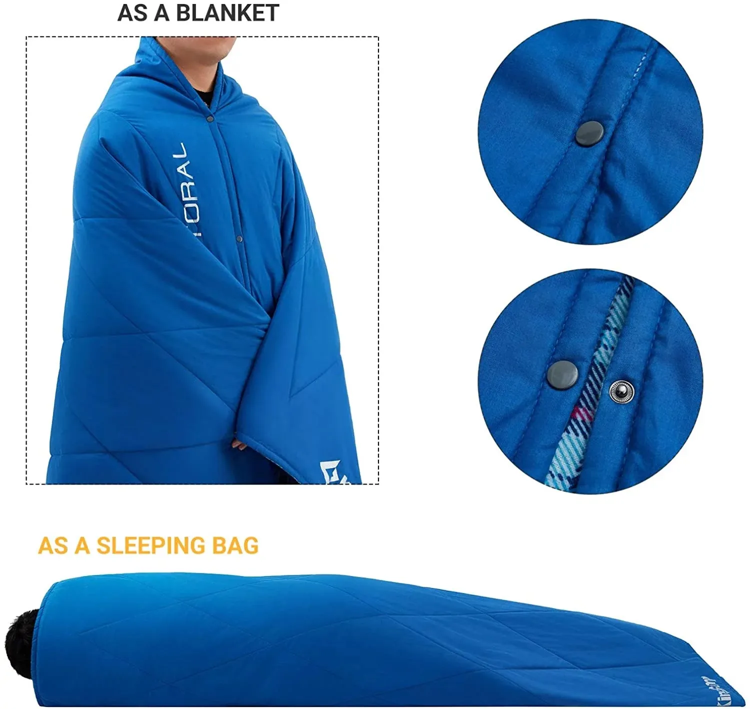 KingCamp LITTORAL Cotton Camping Blanket