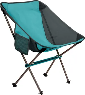Klymit Ridgeline Short Camping Chair for Adults, Folding Chair for Outside, Blue