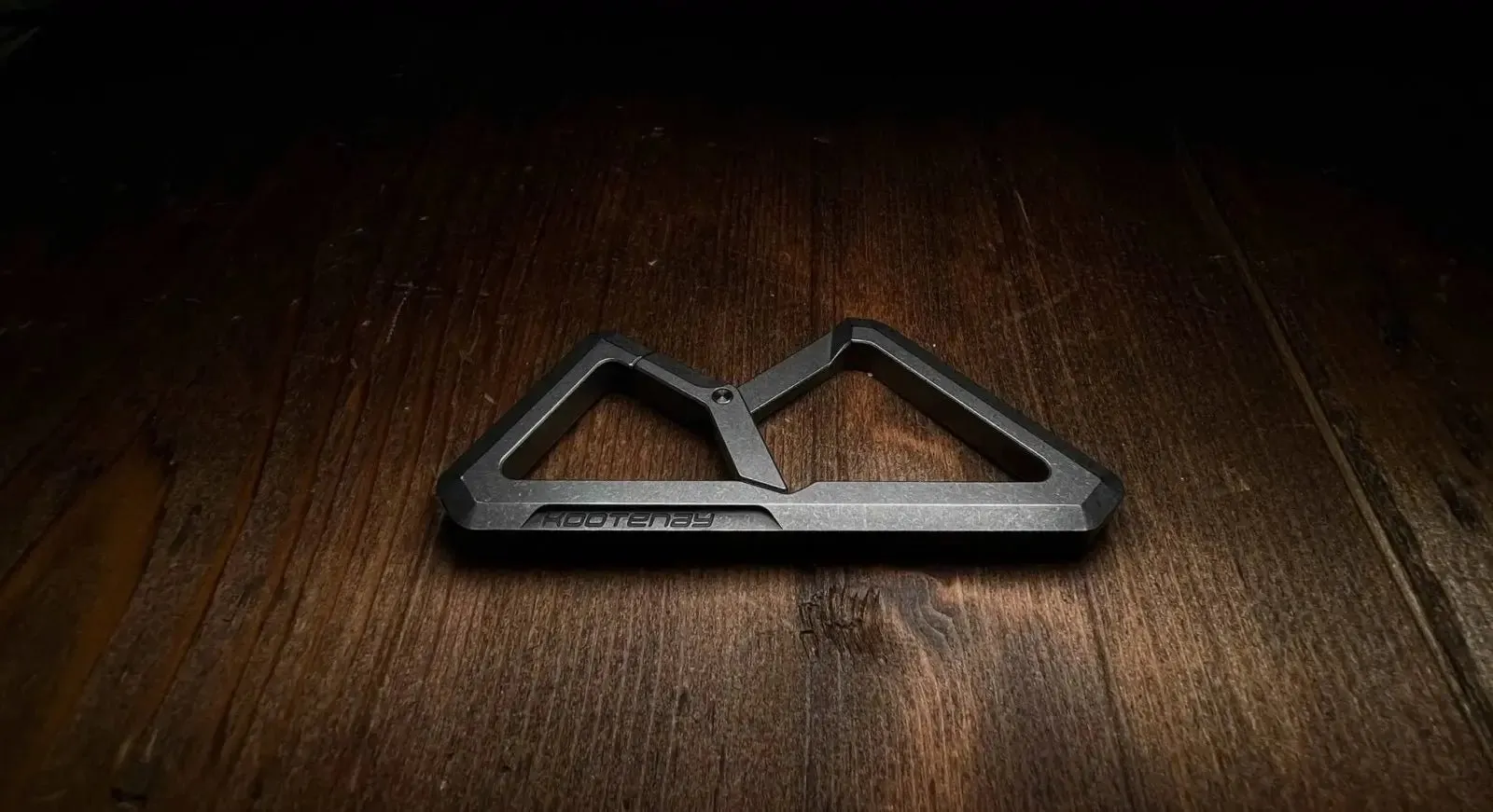 Kootenay Titanium Carabiner With Back Clip