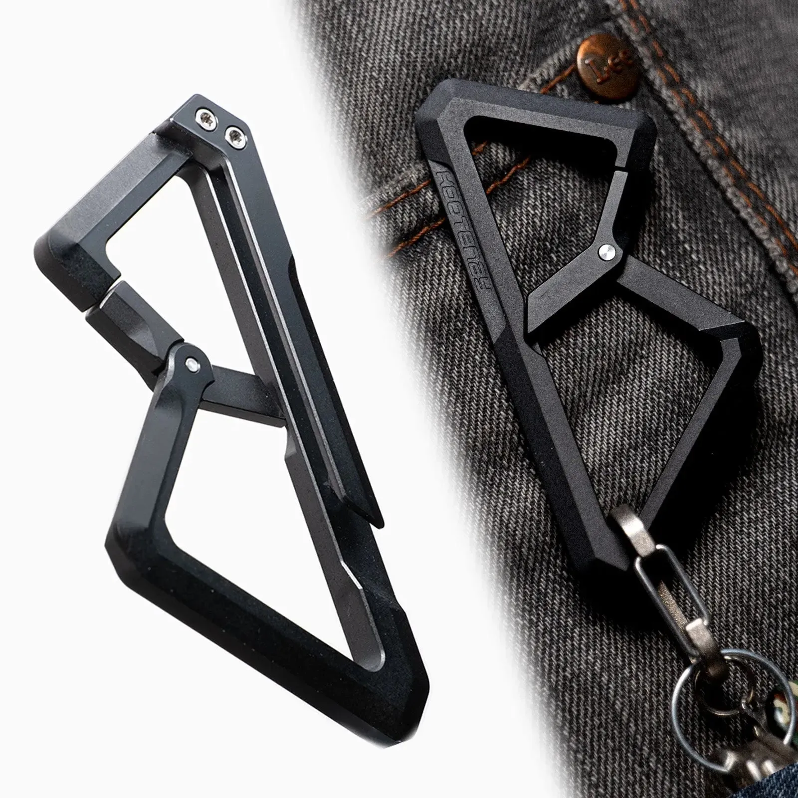 Kootenay Titanium Carabiner With Back Clip