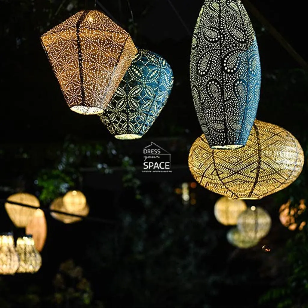 Lace Tulip 20 - Green - Solar Lantern