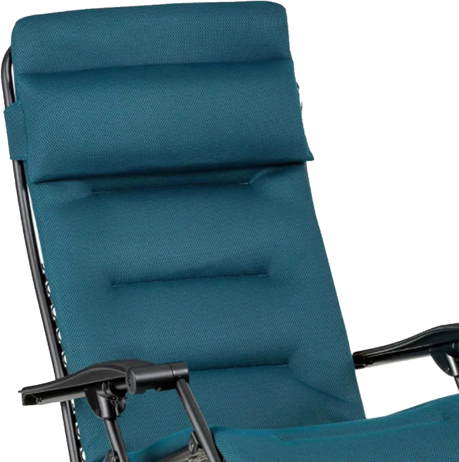 Lafuma Futura Air Comfort Zero Gravity Recliner,Alloy Steel (Coral Blue) Padded Folding Outdoor Reclining Chair