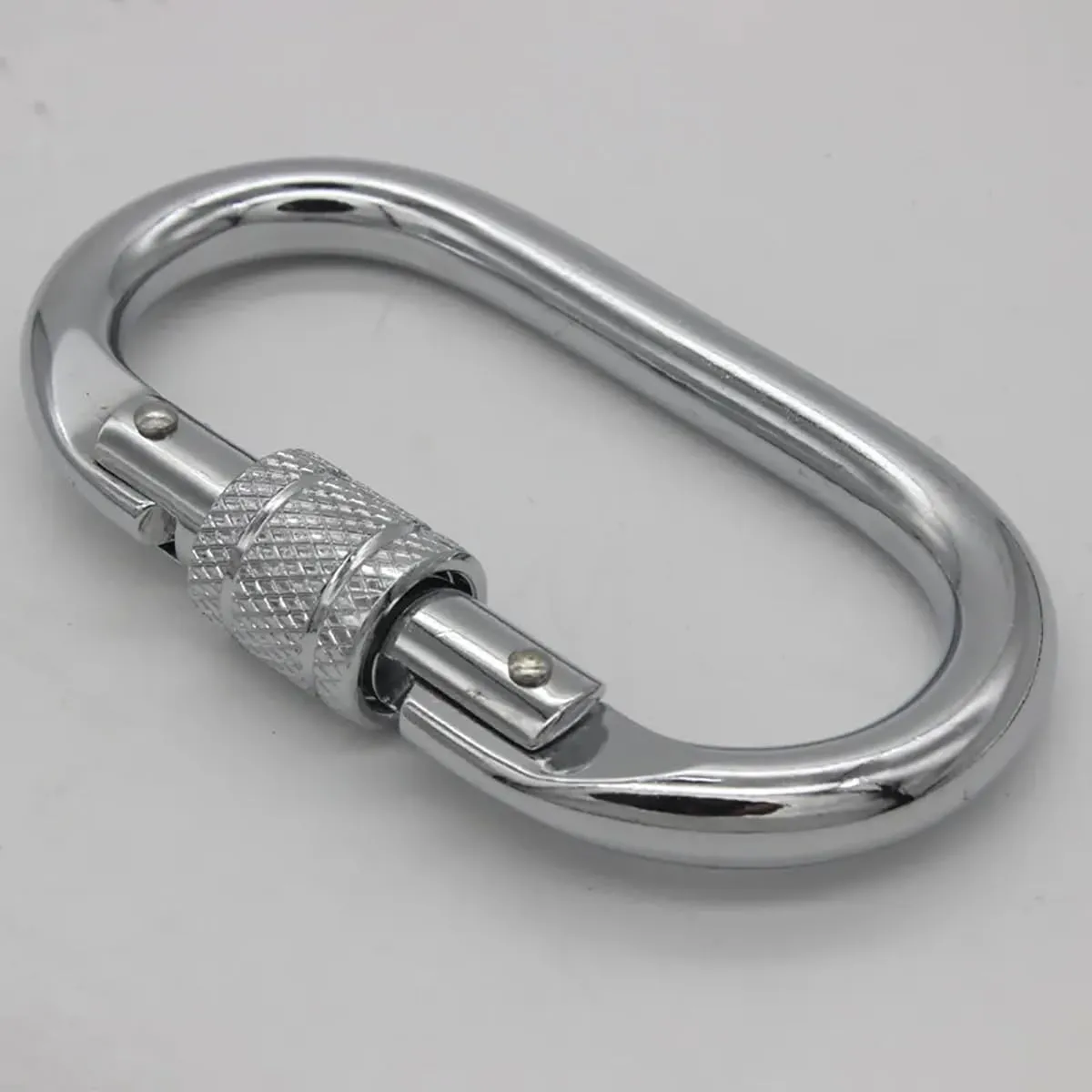 Large Carabiner Heavy Duty Clip Locking Climbing Carabiner 25kn 5608lbs Hook with Screwgate Multipurpose for Climbing, Rigging, Ropes, Hammocks