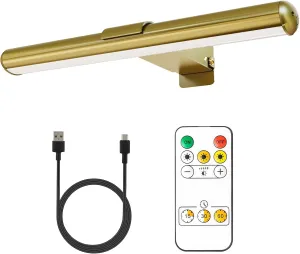 LED Picture Light, Battery Powered Painting Picture Lights, with timers and dimming Metal Remote Display Art Lamps, for Portrait, Wall Painting, Framework, Darts
