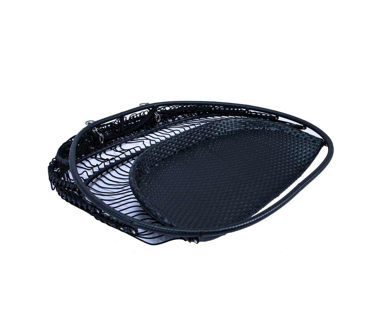 LeisureMod Wicker Folding Hanging Egg Swing Chair