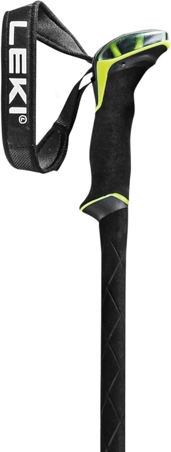 LEKI Guide Lite 2 Carbon Adjustable Lightweight Ski Poles for Backcountry Skiing & Snowboarding