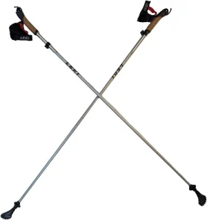 LEKI Nordic Walker Platinium Limited Edition Carbon Series 125cm Silver