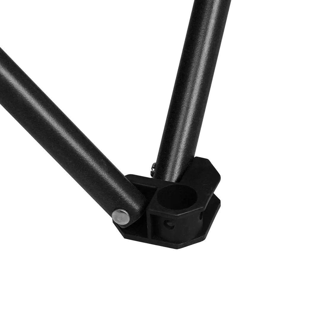 Levede Folding Camping Moon Chair Lightweight Black-NSW_Metro