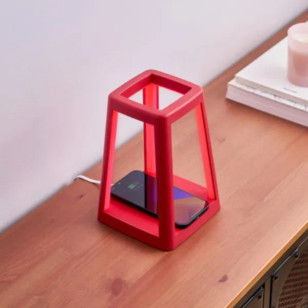 Lexon - Lantern Portable Lamp with Built-in Wireless Charger
