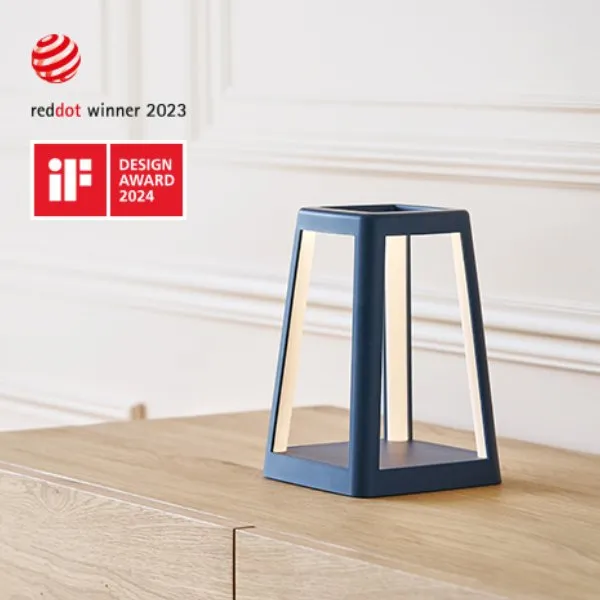 Lexon - Lantern Portable Lamp with Built-in Wireless Charger