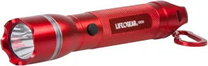 Life Gear 300 Lumen CREE LED Searchlight Flashlight and Powerful Emergency Signaling Rescue Beacon Light, Waterproof and Impact Resistant, Camping, Hiking, Hunting, Backpacking, Batteries Included