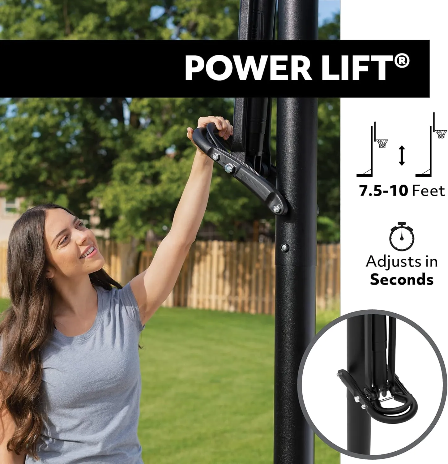 Lifetime Adjustable Basketball Hoop (54-Inch Polycarbonate)