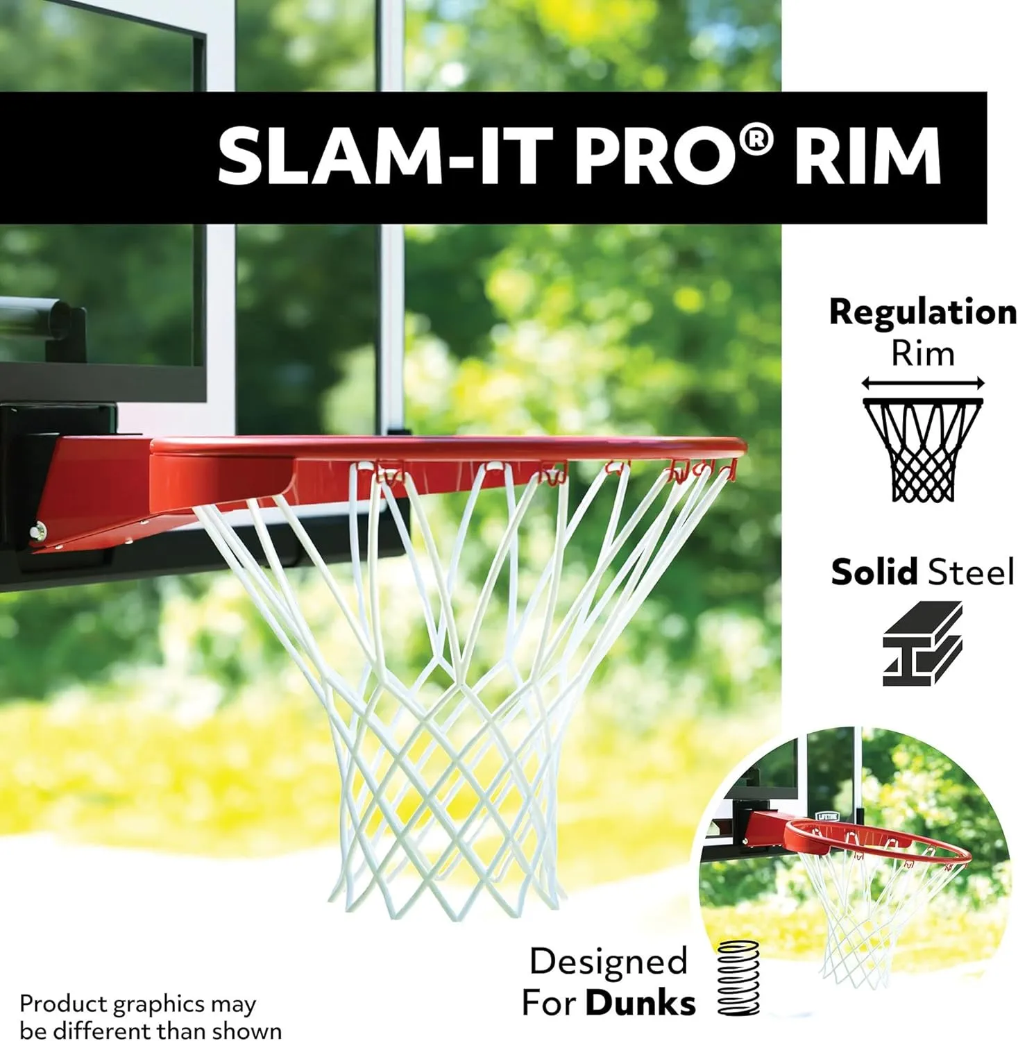 Lifetime Adjustable Basketball Hoop (54-Inch Polycarbonate)