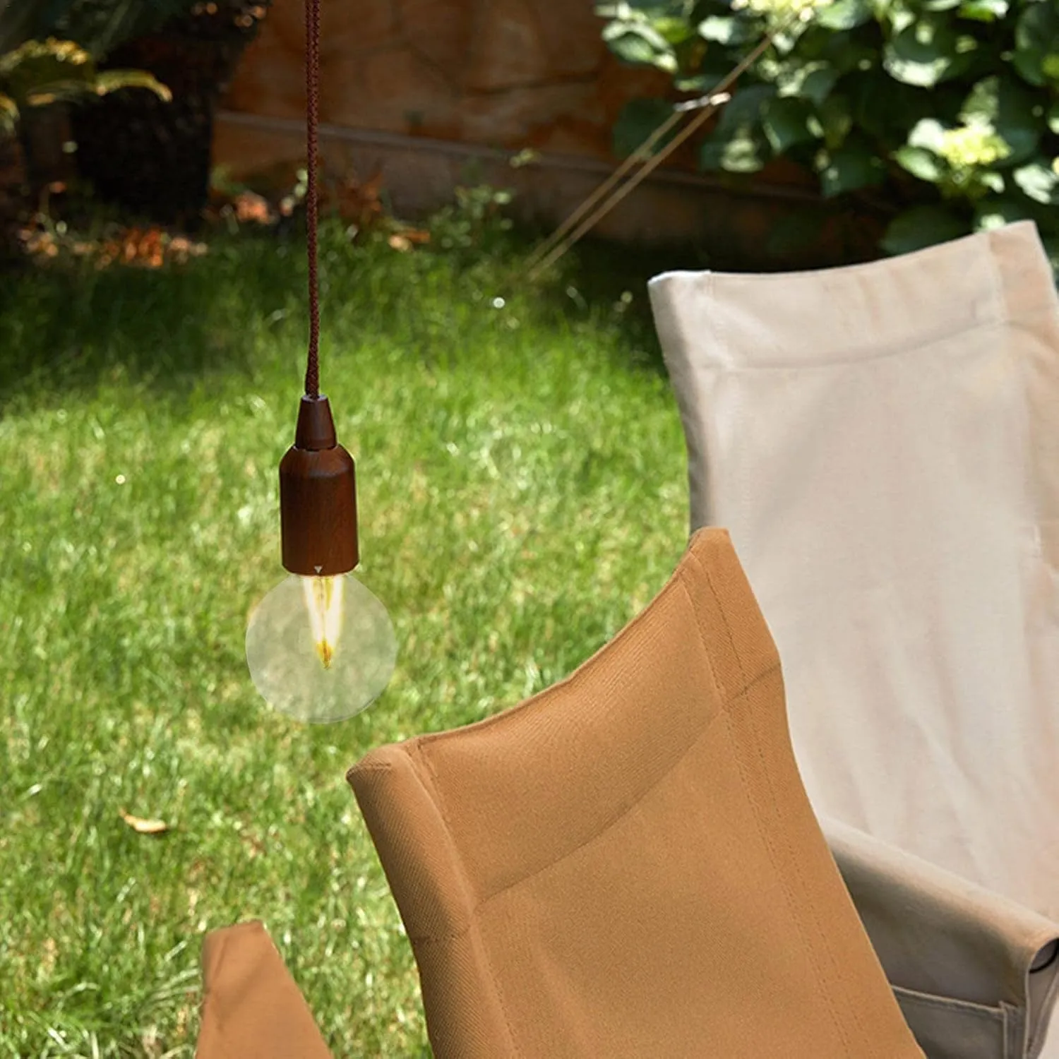 Light Bulb, Camping Lantern Lamp Hangings Light Bulb, Battery Powered Outdoor Portable for Camping Truck Tent Emergency Light Fishing Boat Hiking Garden Barbecue(C)