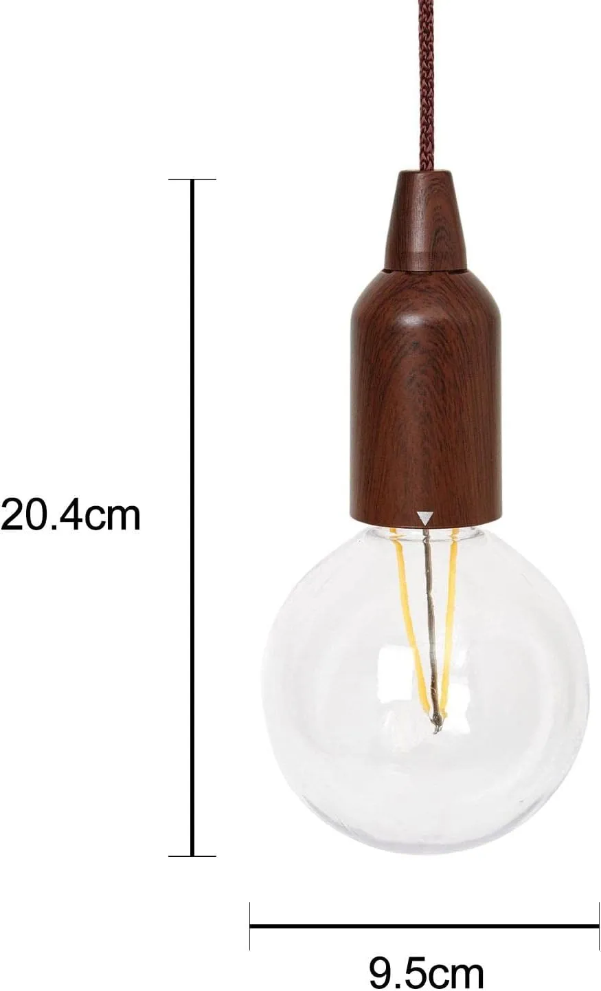 Light Bulb, Camping Lantern Lamp Hangings Light Bulb, Battery Powered Outdoor Portable for Camping Truck Tent Emergency Light Fishing Boat Hiking Garden Barbecue(C)